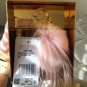 Michael Kors Pom Pom Key Chain